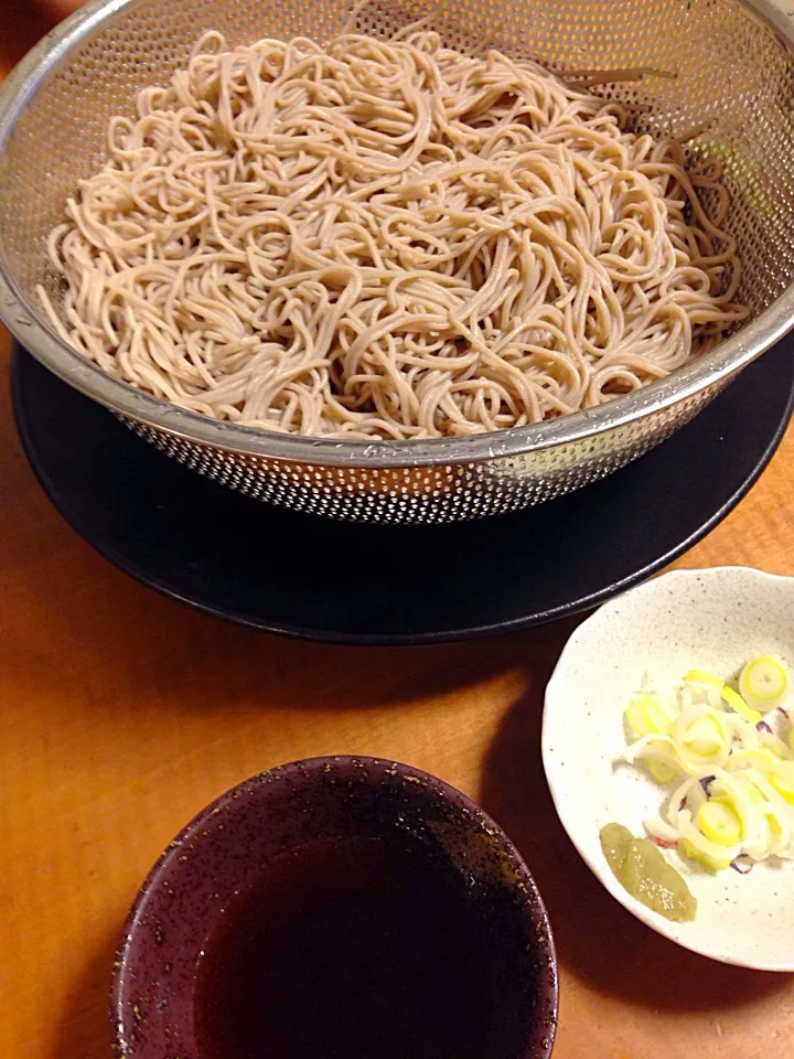 ざるのまま特盛蕎麦|中華蕎麦 銀時さん