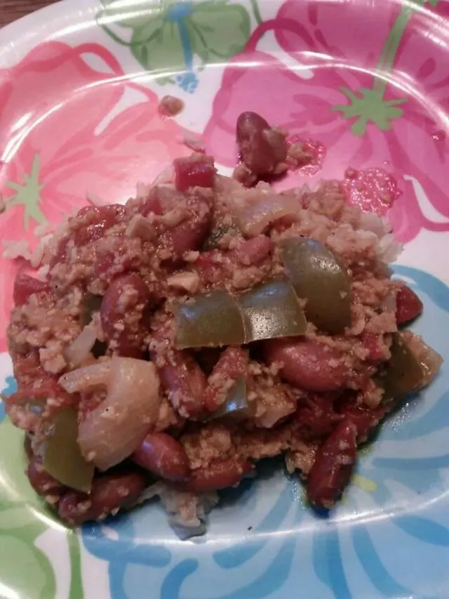 Snapdishの料理写真:homemade tvp chili.|Polly Gelfusoさん