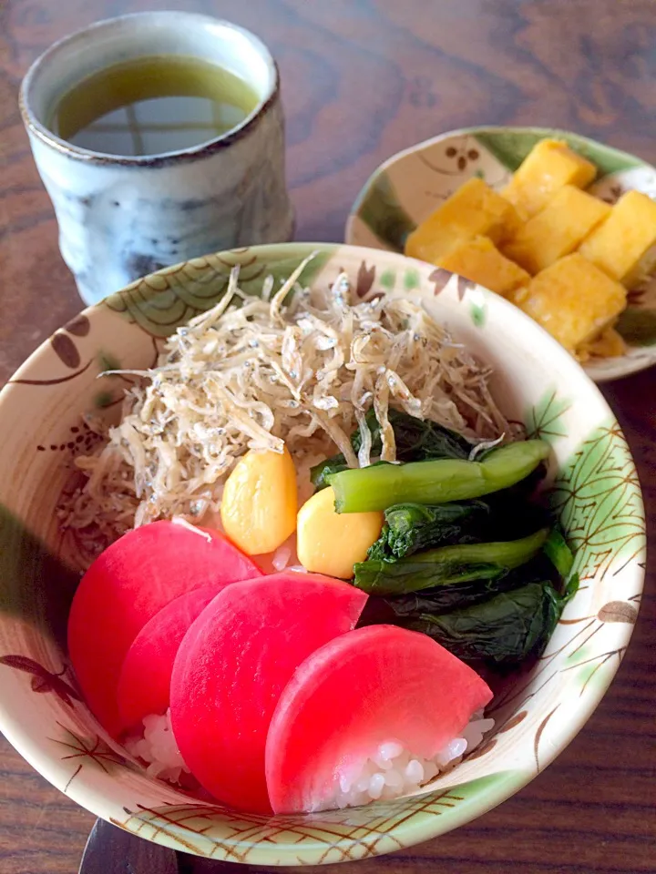 Snapdishの料理写真:休日の朝ごはん（兼昼ごはん）|ともこさん