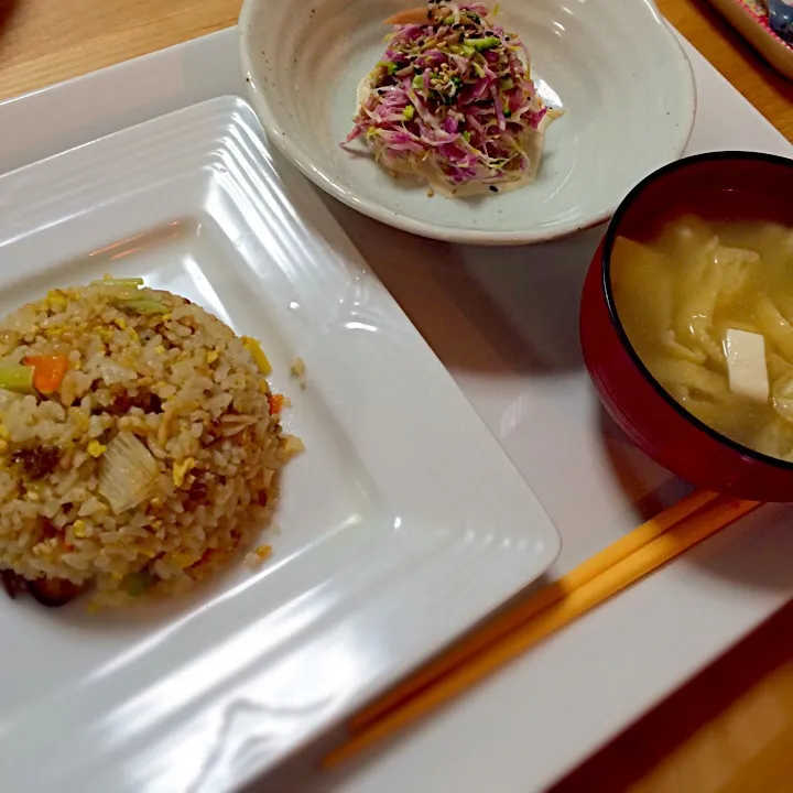 引き続き在庫一掃な夕飯|ちーさん