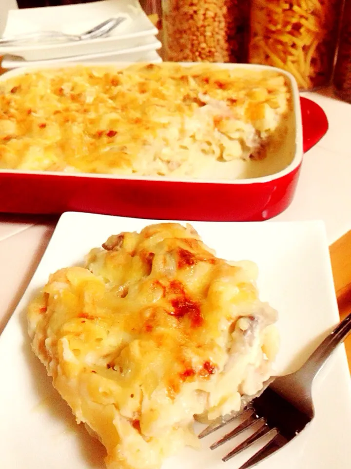 baked macaroni&cheese w/ bacon|ailinwatanabe@ezweb.ne.jpさん