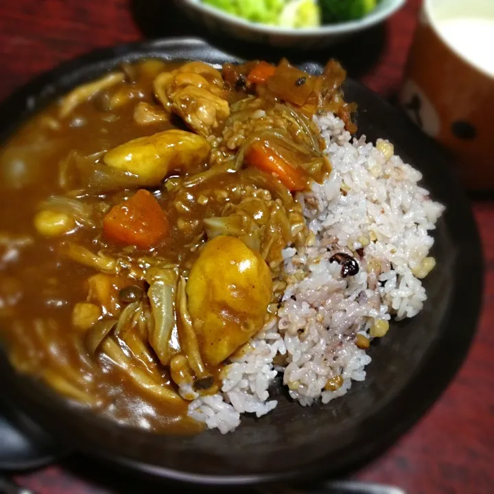 チキンキャベツカレー|ともえさん