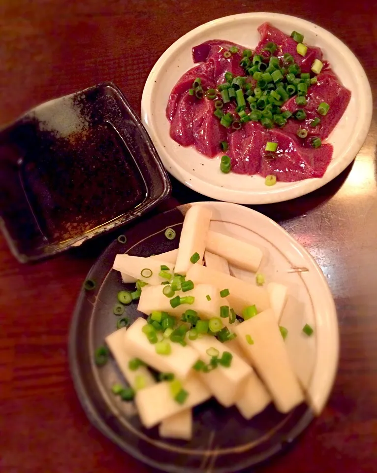 人生初めての☆生レバー、大根のお漬物🍙|さやか🙊❤️さん