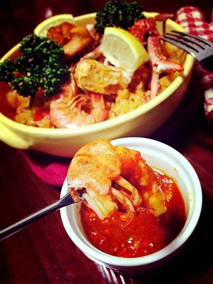 Baked PAELLA with sauce|Laarni Nabongさん