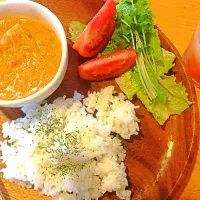 Snapdishの料理写真:自家製バターチキンカレー|ちかこさん