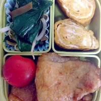 生姜焼き弁当♡|ぴょんさん