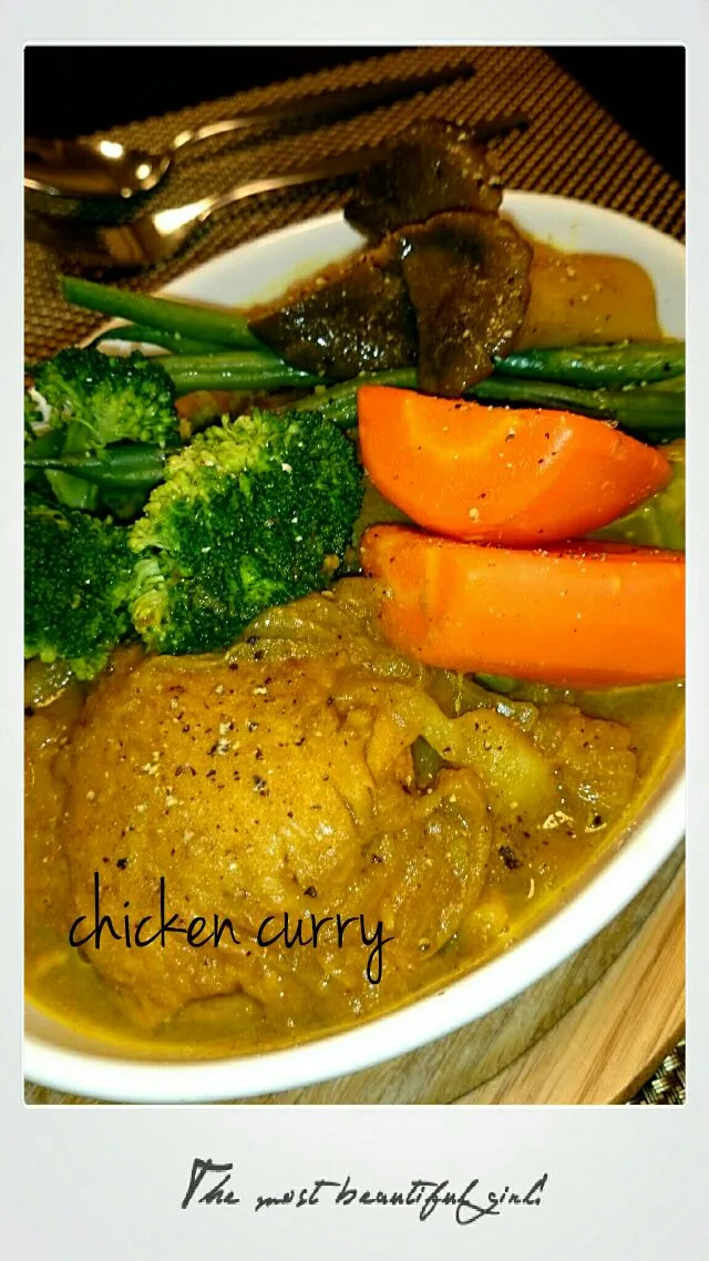 Snapdishの料理写真:chicken curry|Alfinさん