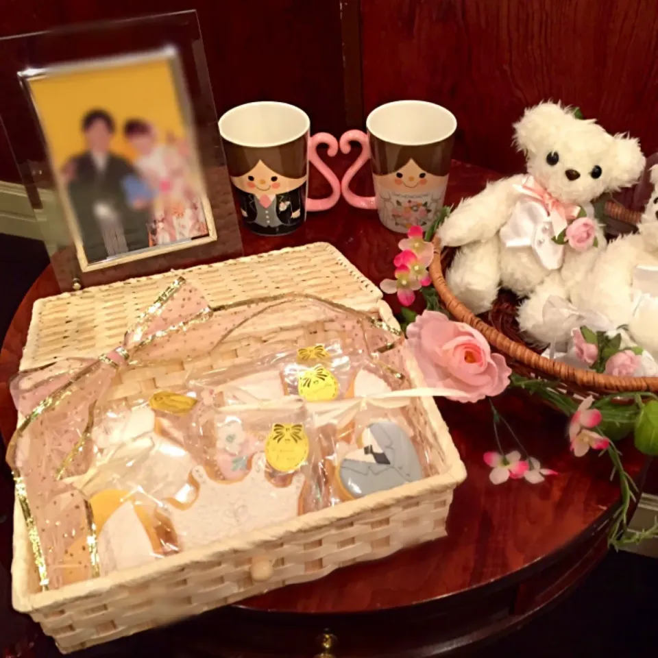 結婚式♡受付スペース|LOVE♡SWEETSさん