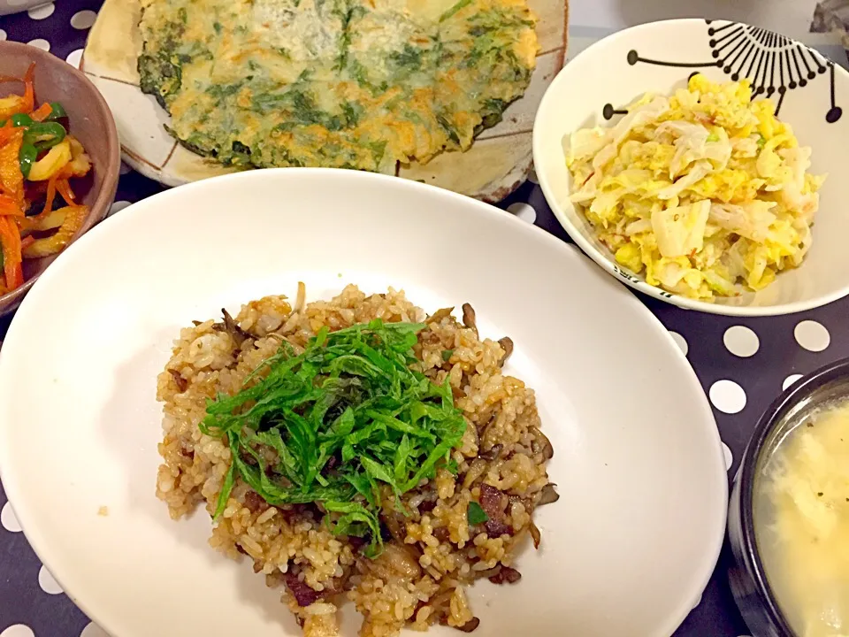 舞茸と牛肉の炒めご飯|naahoさん