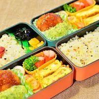 Snapdishの料理写真:11/26(水) 娘と自分のお弁当♪|つうさんさん