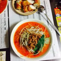 担々麺 竹輪ポテサラ詰め|ぽんいおさん