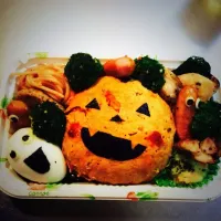 ハロウィン弁当|ぽんいおさん