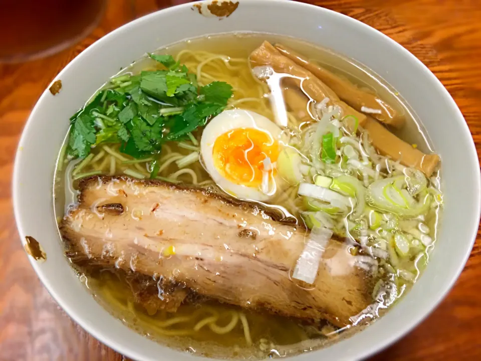 Snapdishの料理写真:和風柚子拉麺 念願叶い やっと食べました。😊|佐野未起さん