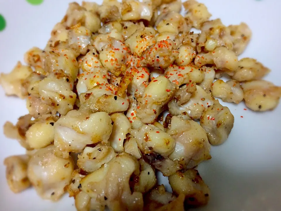 膝軟骨にんにく炒め|りえさん