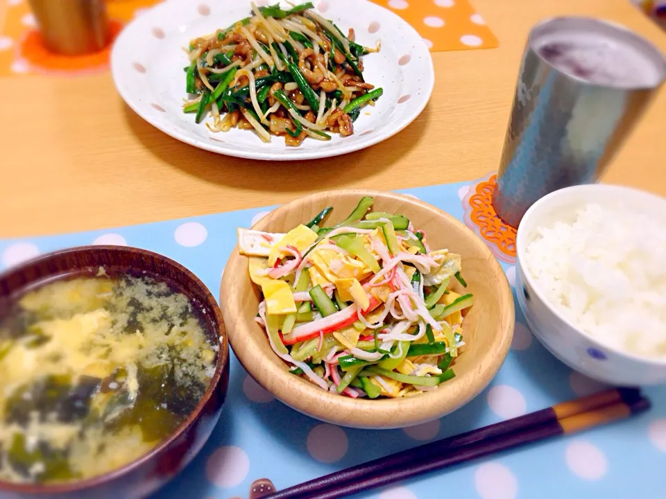 豚肉ともやしの香味炒め|古川慶一さん