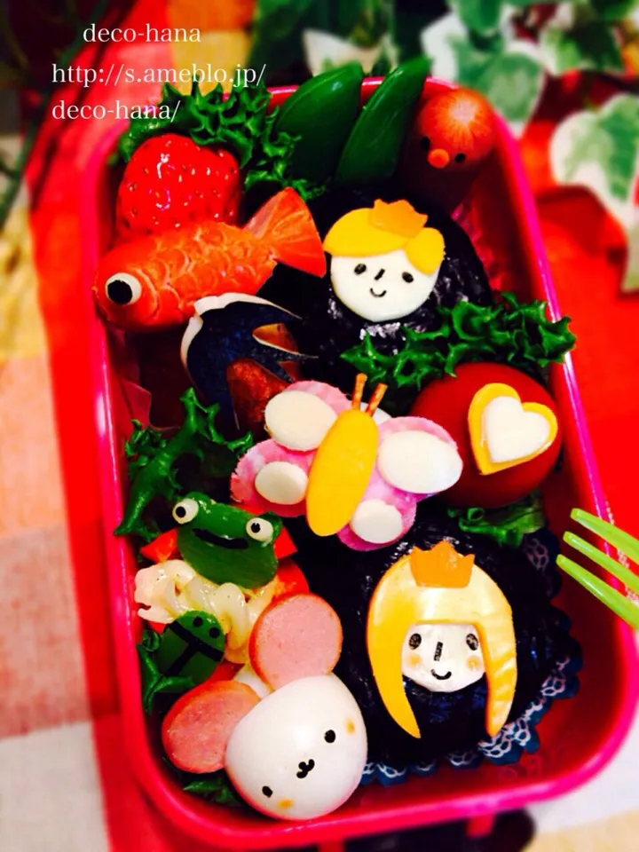 『おやゆび姫』の子ども弁当|さとみ (satomi_foodart)さん