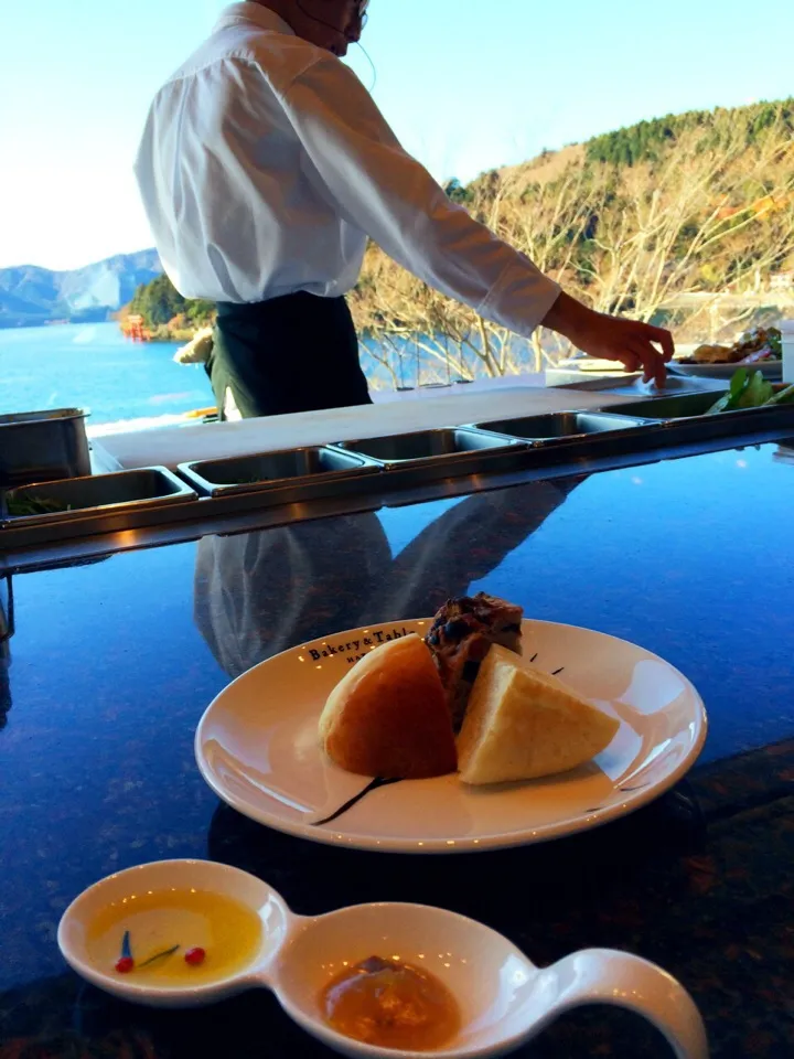 芦ノ湖と富士山を眺めながらのんびりランチ😋🍴💕|chieさん