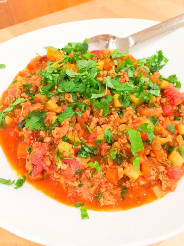 Pakistani vegetable and minced meat curry|Chiho Yamamotoさん