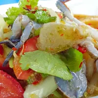 Yum poo dong #crabspicysalad #thaifood|Giftza Jangさん