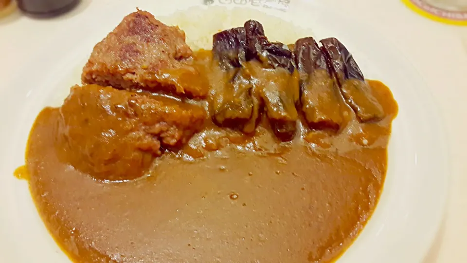 Hamburg curry rice with eggplant|Dreamさん