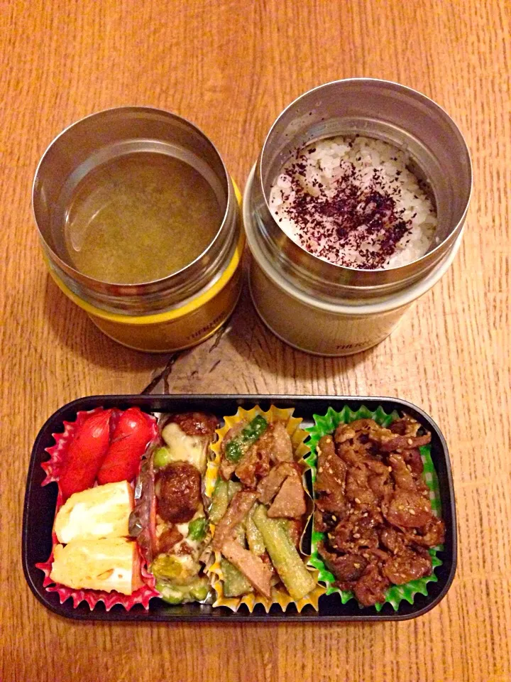 長男中1弁当ー11月28日|hatabowwyomeさん