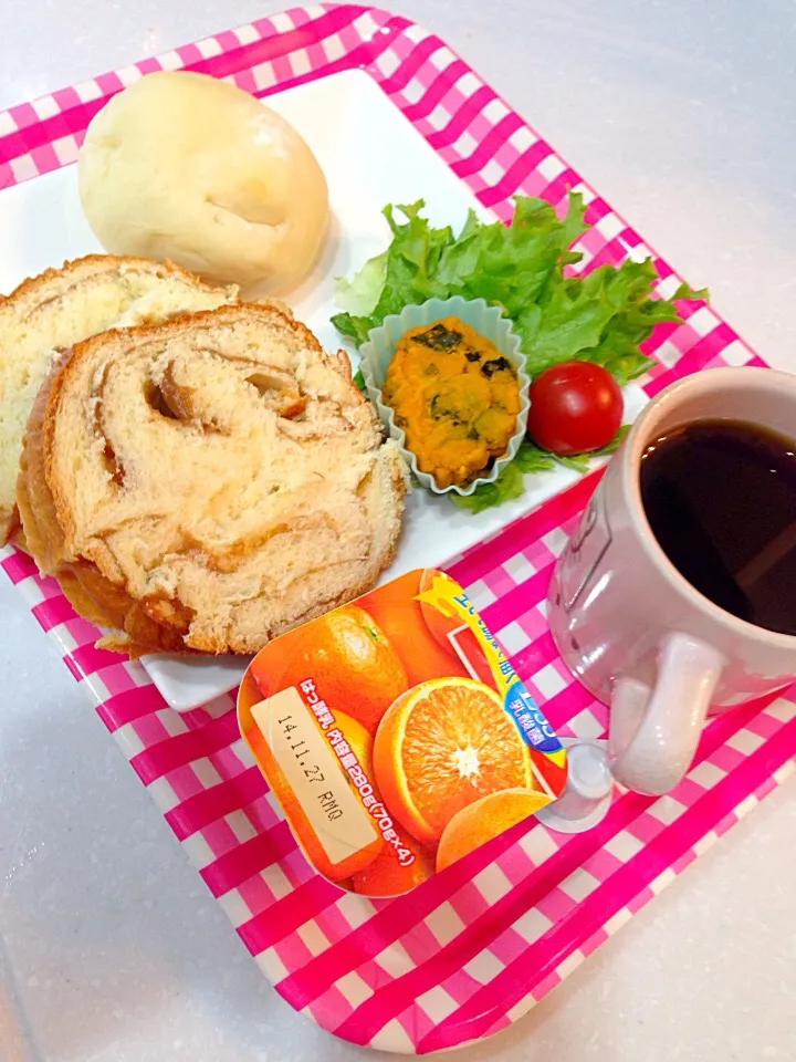 今日の朝ご飯(๑´ڡ`๑)|ちゃたままさん