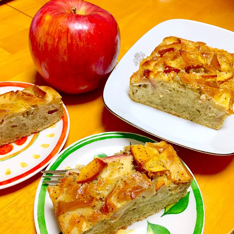 りんごと紅茶のケーキ（材料を混ぜるだけ！）|カウンター嬢さん