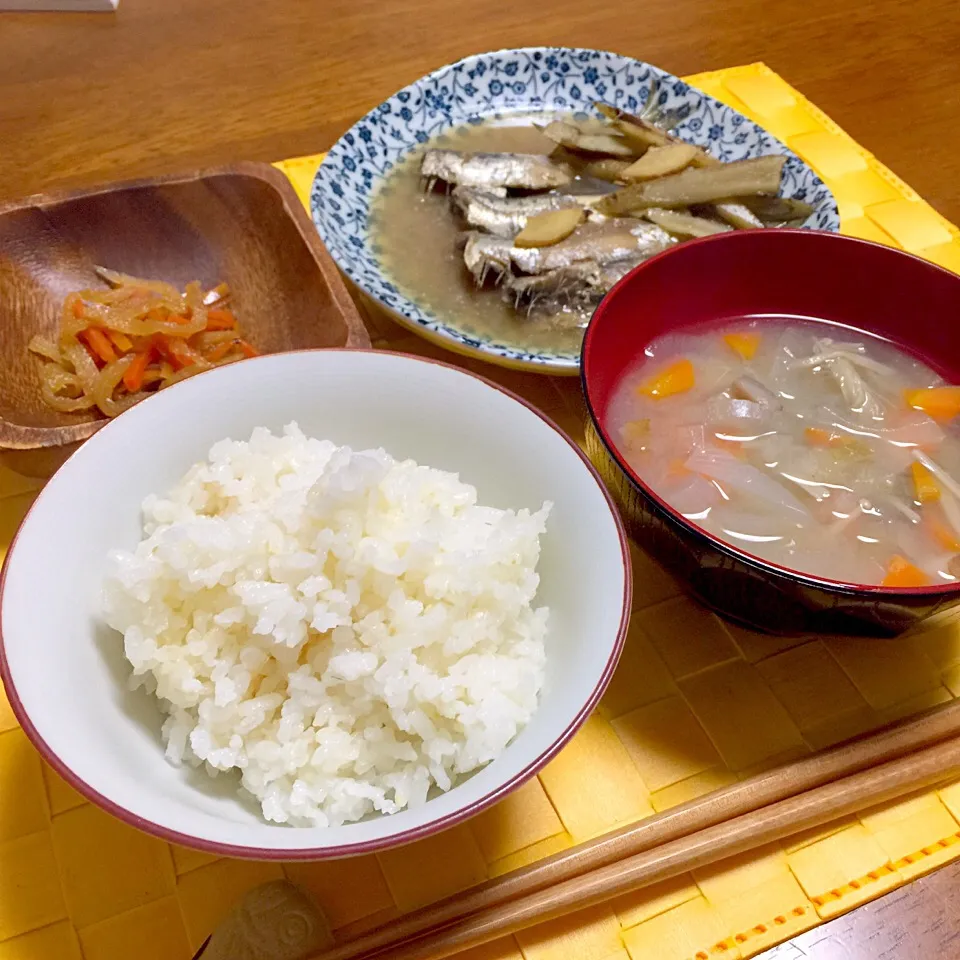 鰯の煮付けの夜ごはん|舐め子さん