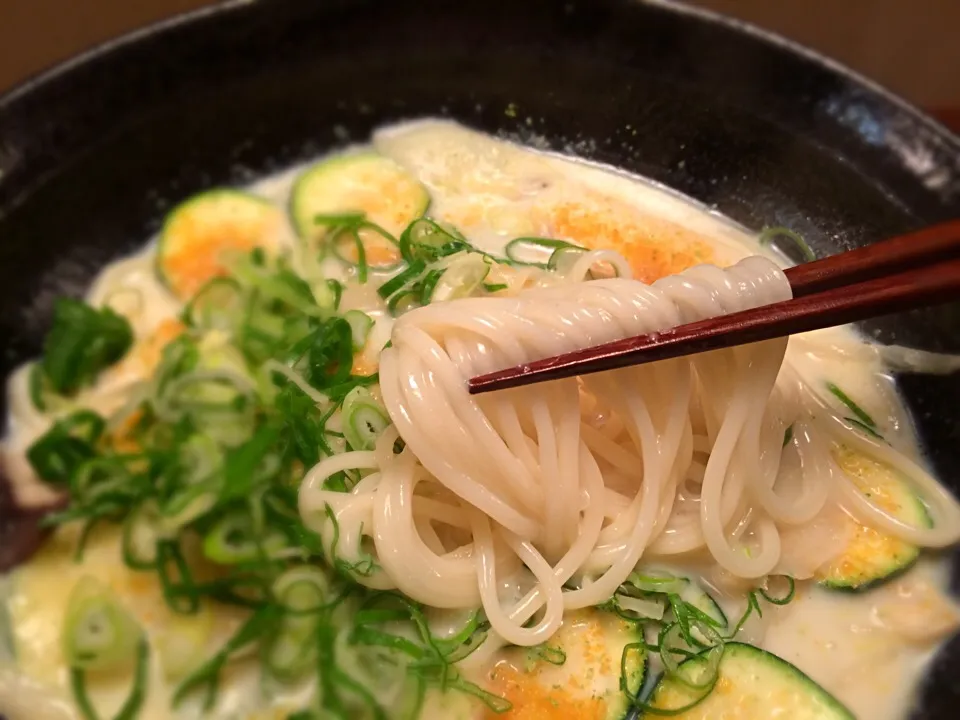 カブとカラスミの豆乳クリーム温めん5|半田手延べそうめんの店 阿波や壱兆さん