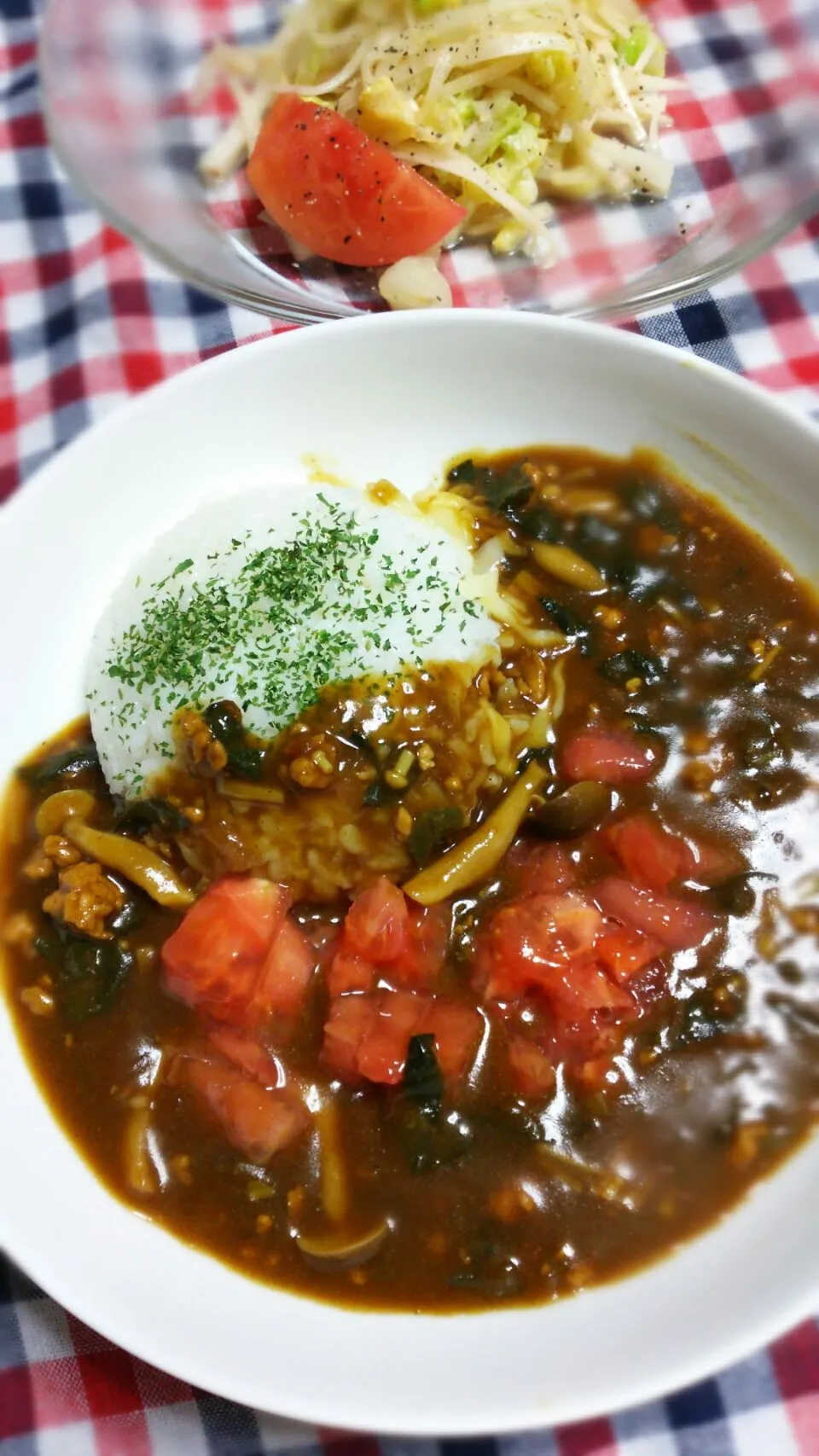 チョッパー＆ホヌさんの緑のカレー🍛Spinach  Curry♪|☆Yumi☆さん