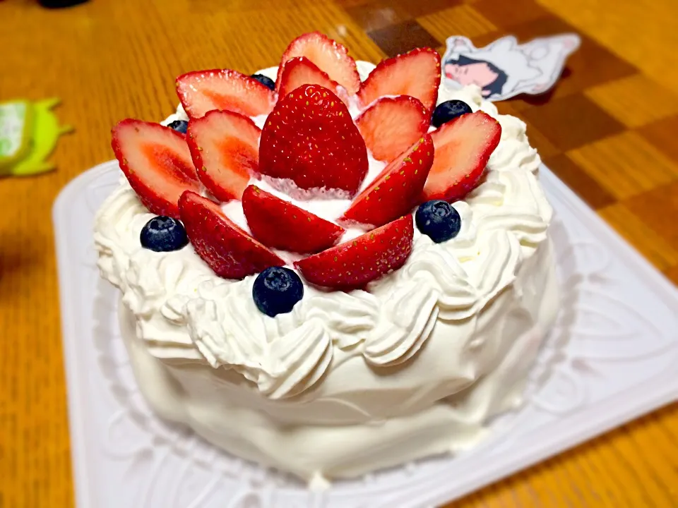 次女が実習で作ってきたケーキ。なかなかの出来栄え*\(^o^)/*|土屋幸治さん