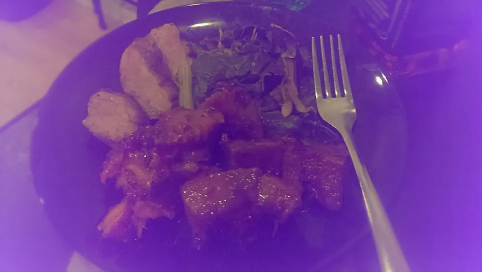 Snapdishの料理写真:duck, collards, candied yams|philteredphoodさん