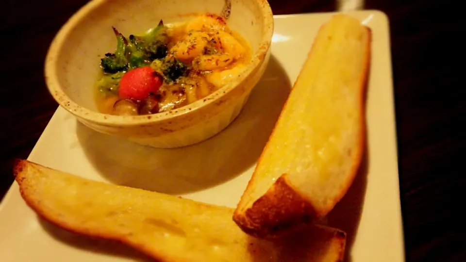 えびのアヒージョ|あぁちゃんさん