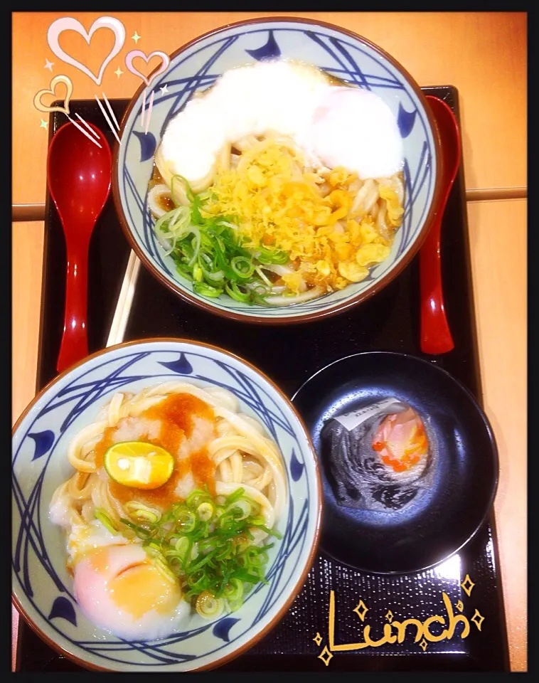 丸亀製麺  とろ玉うどん＆おろし醤油うどん✨|Makinsさん