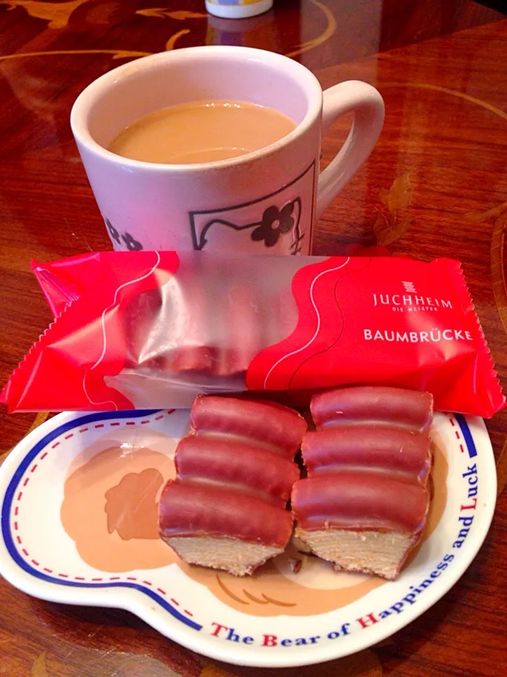 バウムクーヘンの断面図|ちゃたままさん