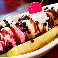 banana split !! 😁😁😁|nunna ennoさん