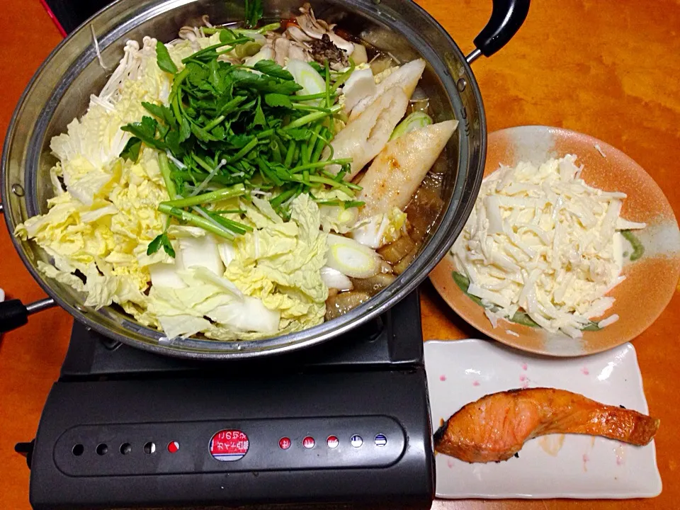 今日の晩御飯 きりたんぽ鍋|うさぽん727さん