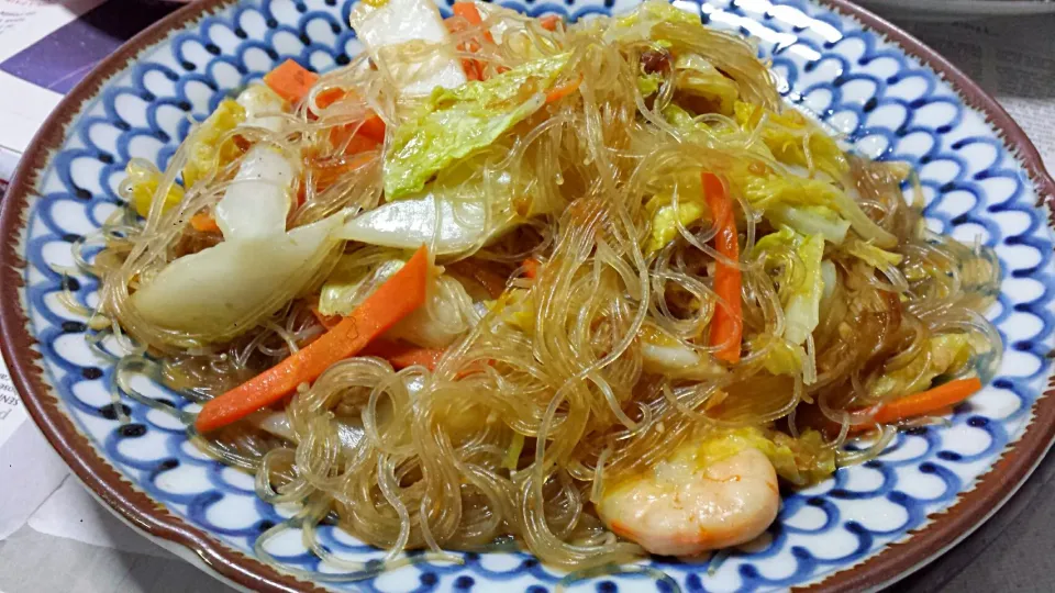 Snapdishの料理写真:Chinese cabbage with vermicelli and prawn by Mom|genさん