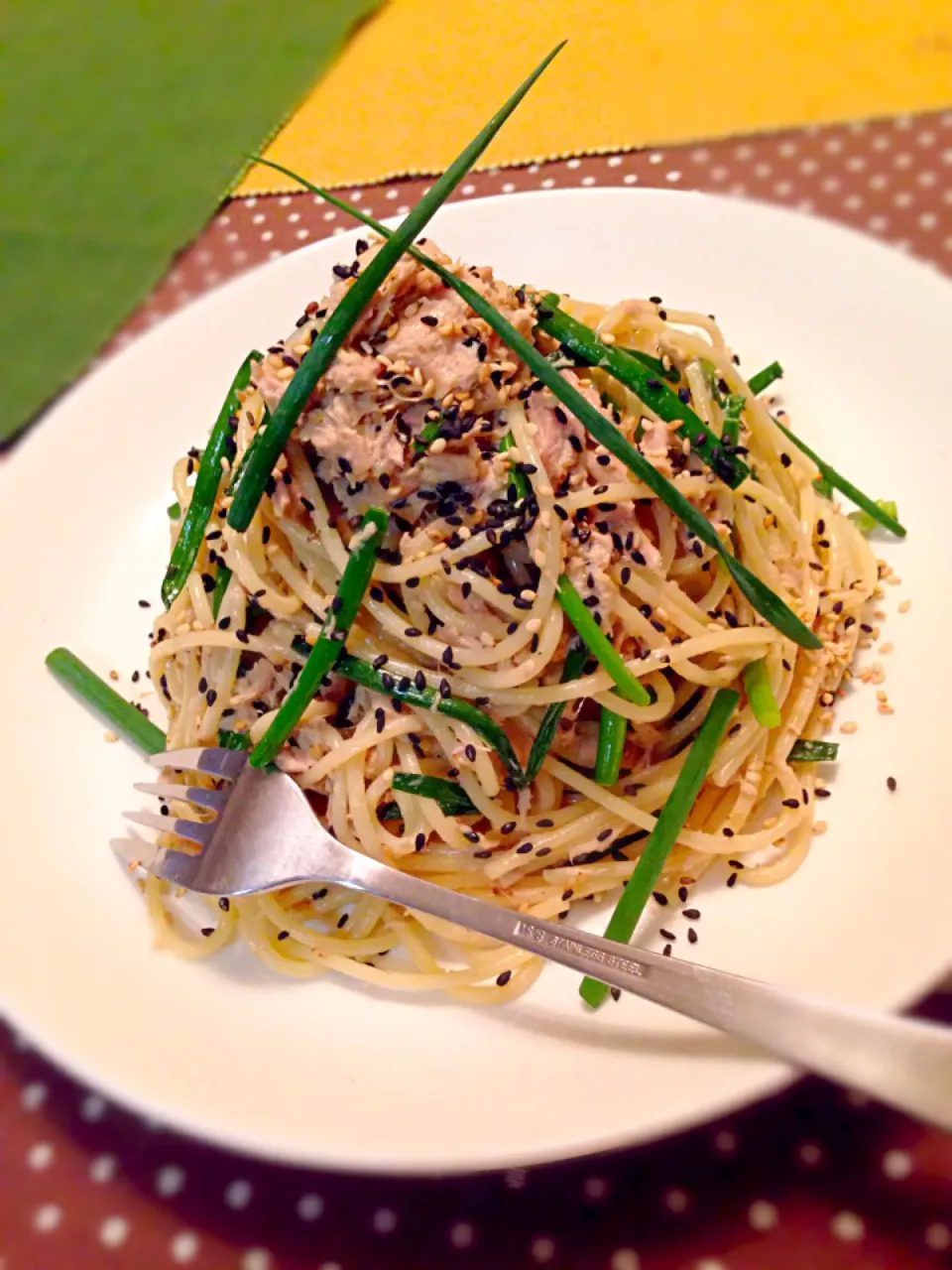 ツナの和風パスタ🍴🍝|チョッパー＆ホヌさん