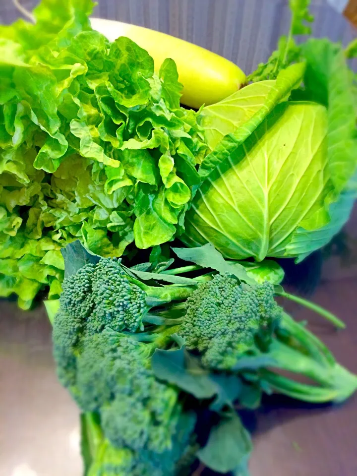 直売所で買ったお野菜たち🌿|はやちんさん