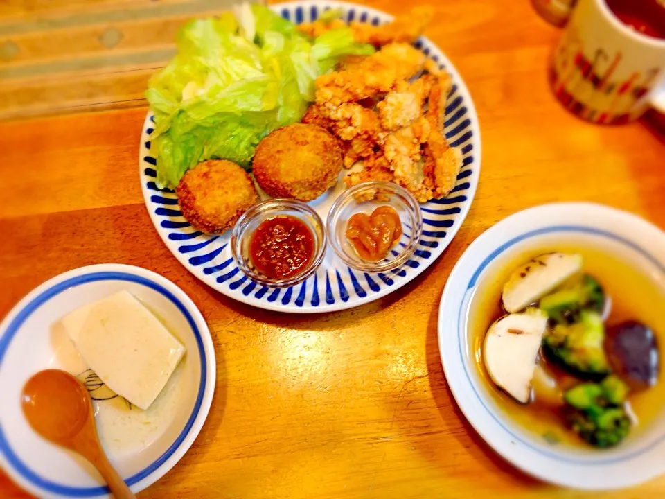 つくフォト祭り🎶胡麻豆腐 里芋コロッケ クリスピーささみスティック！|まりまりさん