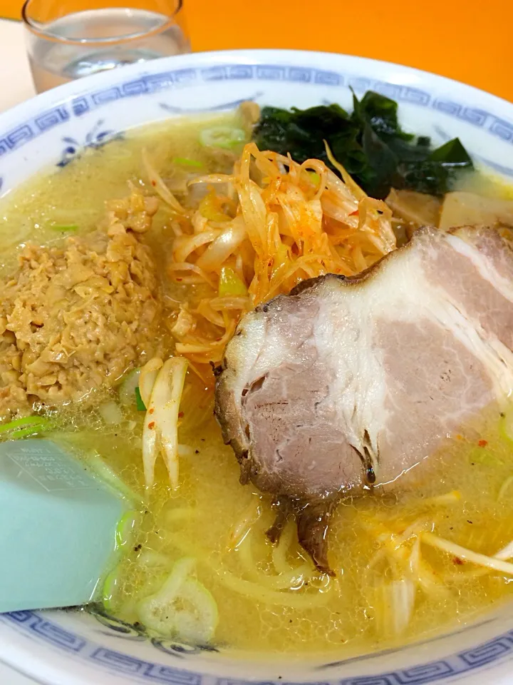 ネギ味噌納豆ラーメン|市さん