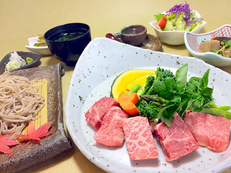 焼き肉蕎麦定食|関谷まゆみさん