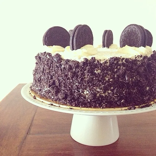 Cookies and cream OREO cake.|Yuka Nakataさん