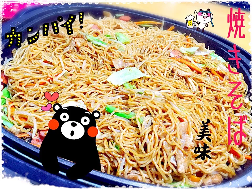 今夜は〜鉄板焼きそば(*´∨`*)ﾉ|✰︎miyu✰︎さん