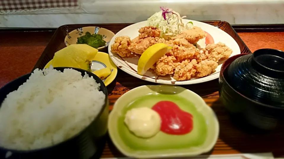 唐揚げ定食|hide☆さん