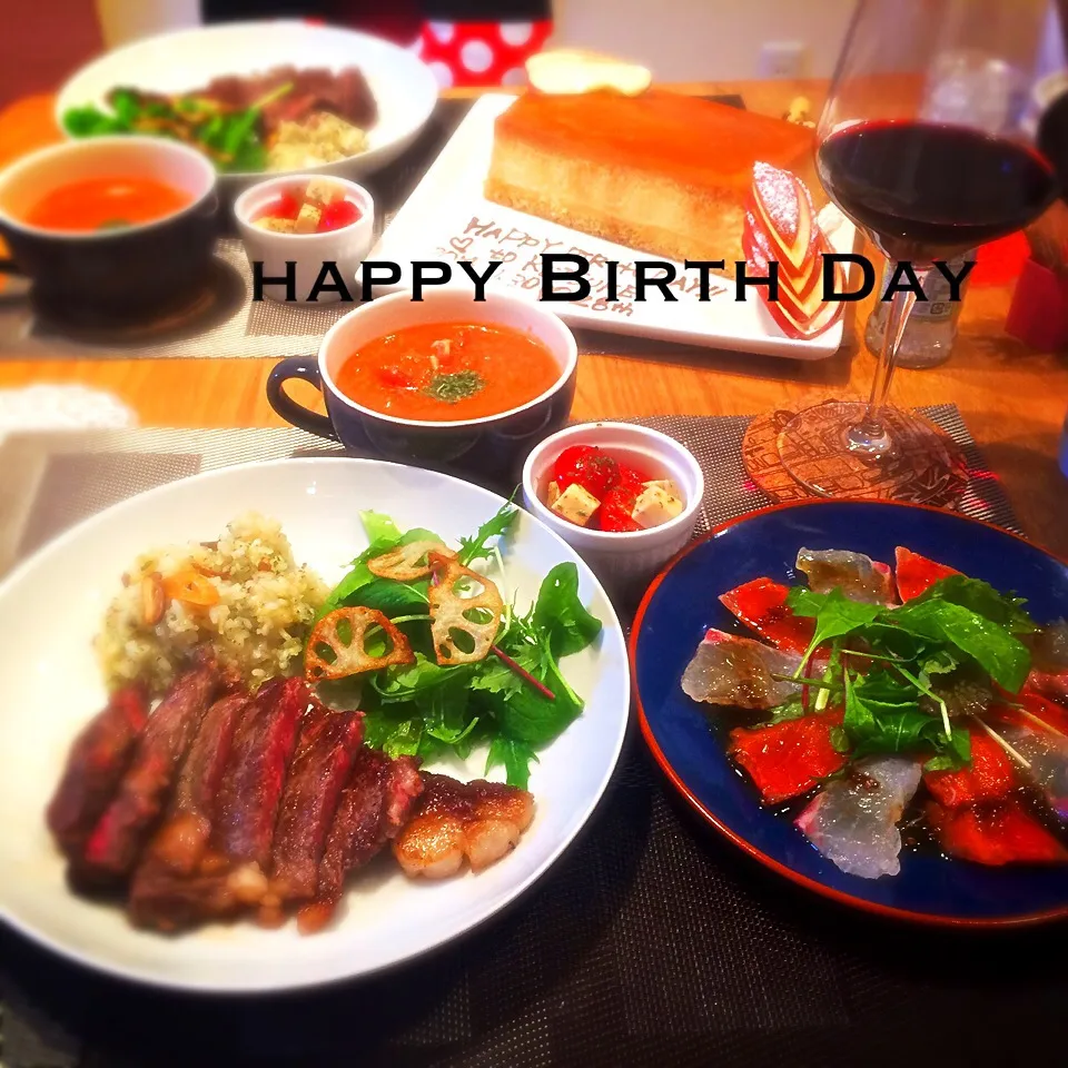 Snapdishの料理写真:☆BirthDay dinner☆|Mi-cobさん