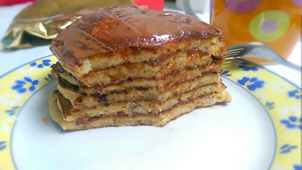 Banana pancakes with Nutella|Marina L.さん