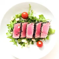 Sesame crusted seared tuna