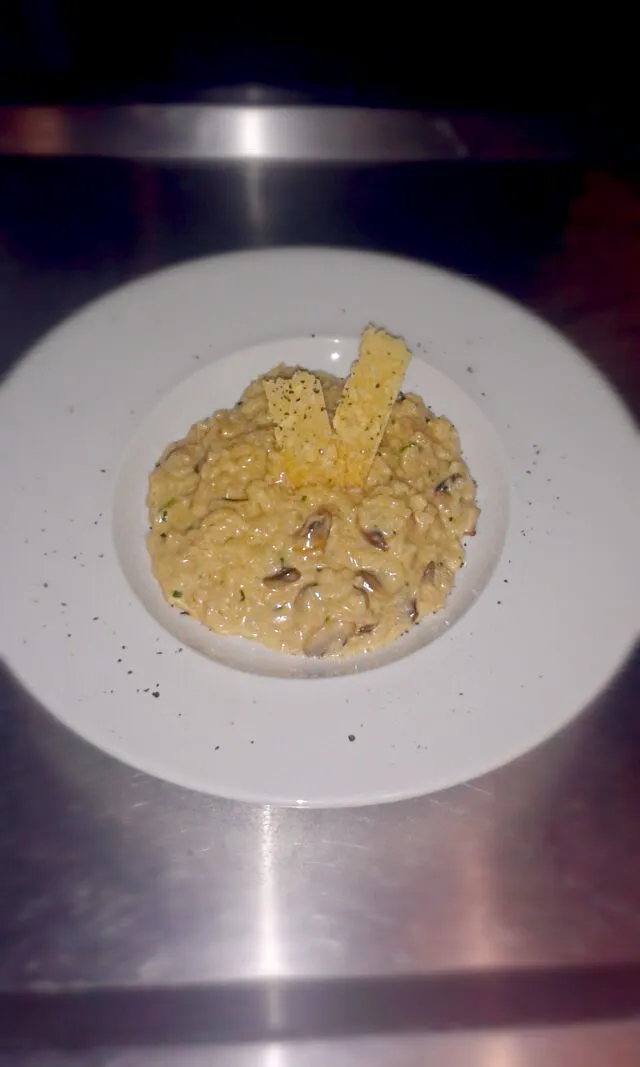 mushroom risotto|Kostas Riddochさん